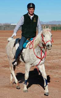 Flight Leader and Mr. Tanaka at New Years in New Mexico, Dec. 2007 